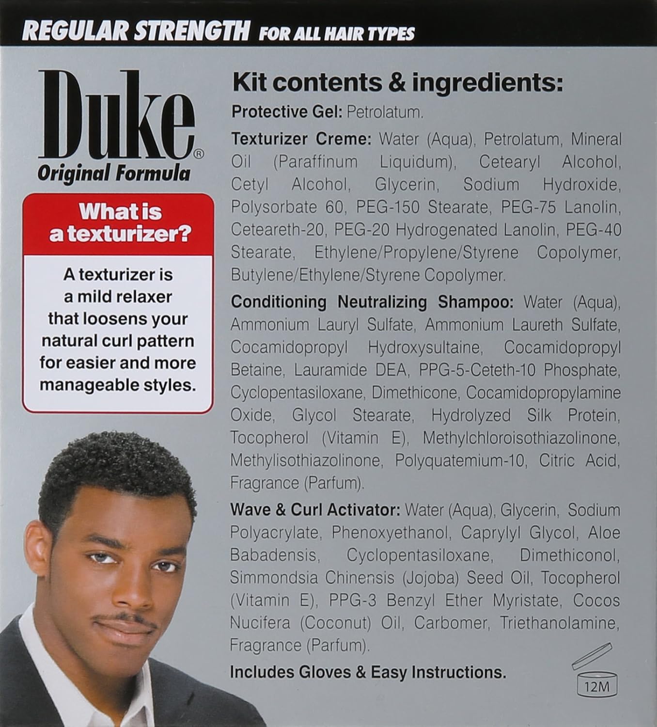 Duke Texturizing Creme Kit for Men Regular | Easy To Use for All Hair Types