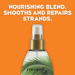 OGX Nourishing Coconut Oil  Leave-In Hair Treatment with Coconut Oil & Bamboo 4OZ