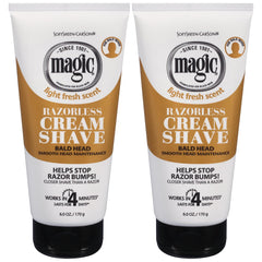 Magic Razorless Shaving Cream, Hair Removal Cream (2 Packs)