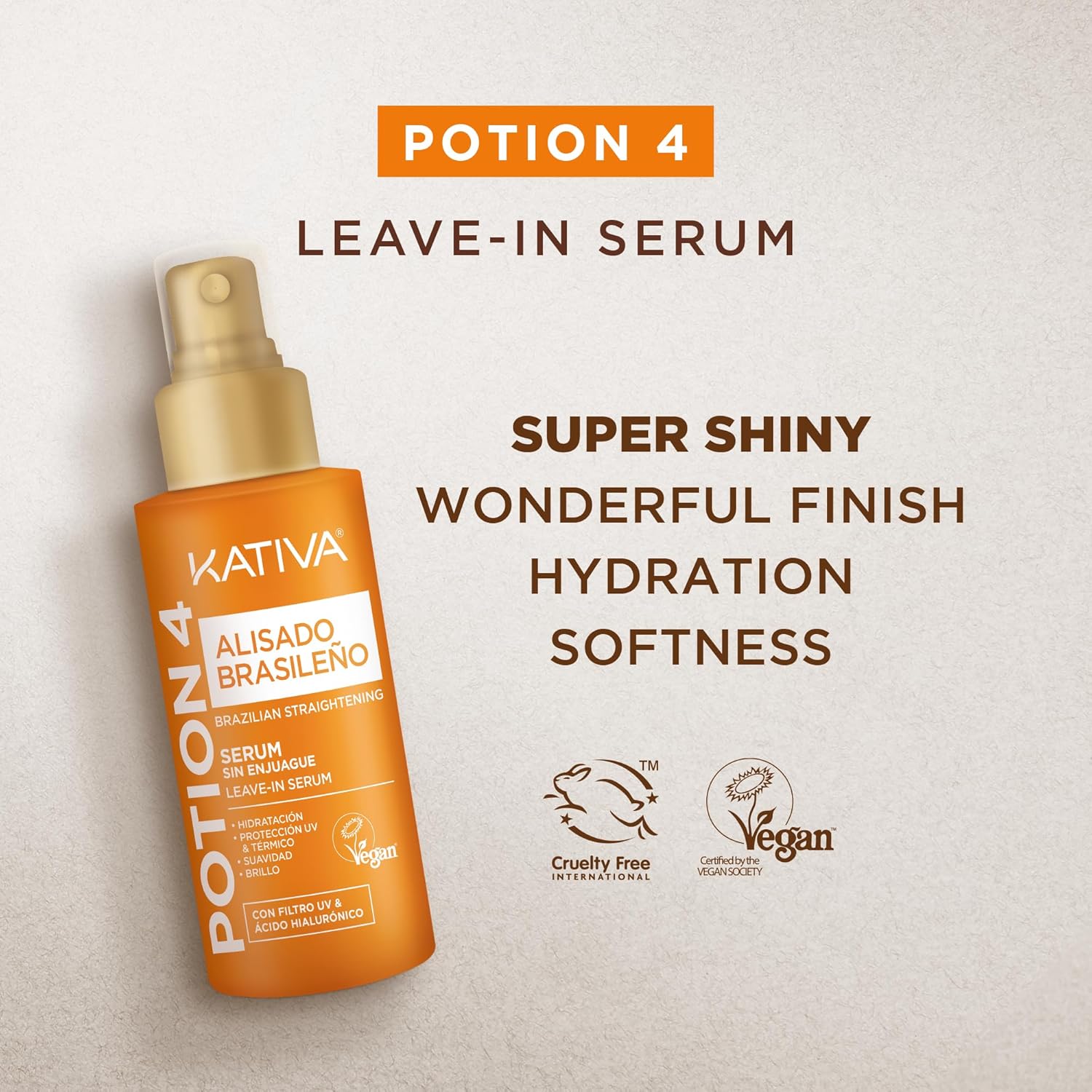 Brazilian Keratin Straightening Treatment at Home with Hyaluronic Acid and Premium Serum | Kativa Keratin