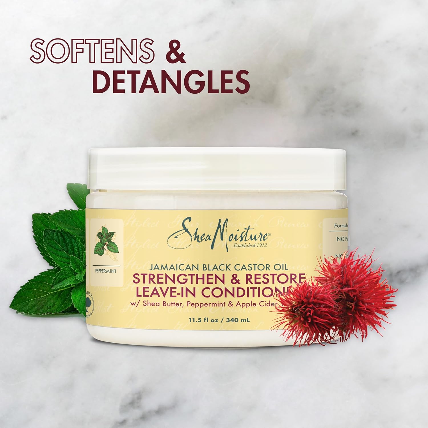 SheaMoisture 100% Pure Jamaican Black Castor Oil Leave In Conditioner