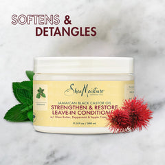 SheaMoisture 100% Pure Jamaican Black Castor Oil Leave In Conditioner