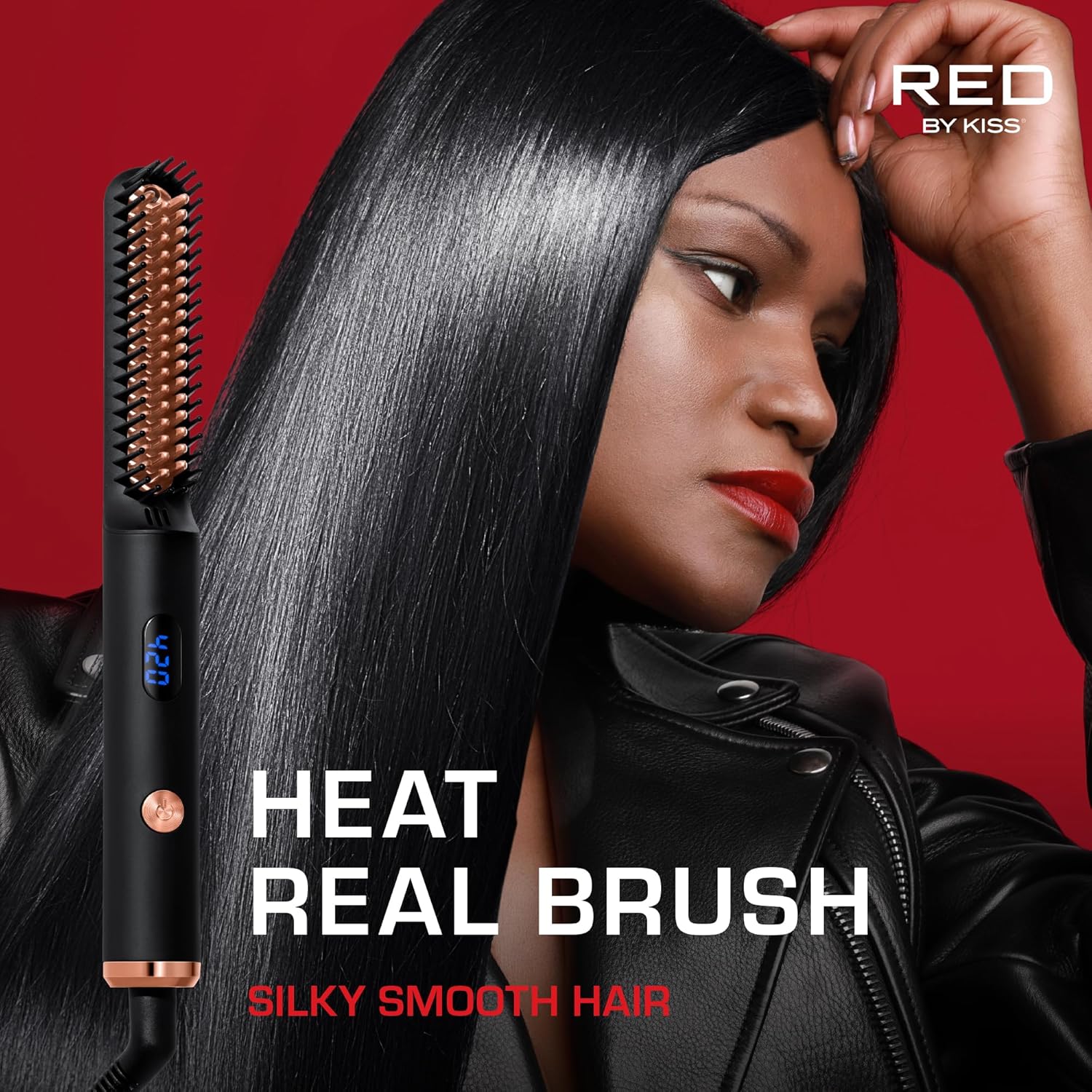 Red by Kiss Heat Real Brush Portable & Easy to Carry