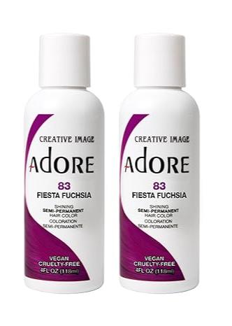 Adore Semi Permanent Hair Color  4 Fl Oz  (Pack of 2)