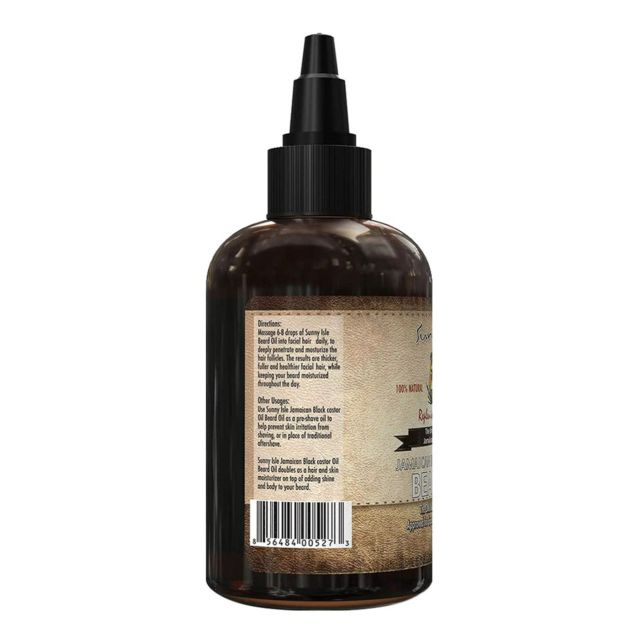 Pure Jamaican Black Castor Oil, Beard Oil, Large 4 Oz