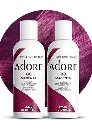 Adore Semi Permanent Hair Color  4 Fl Oz  (Pack of 2)