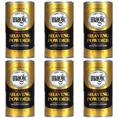 Magic Shaving Powder Gold Fragrant 4.5 oz (2 Packs)