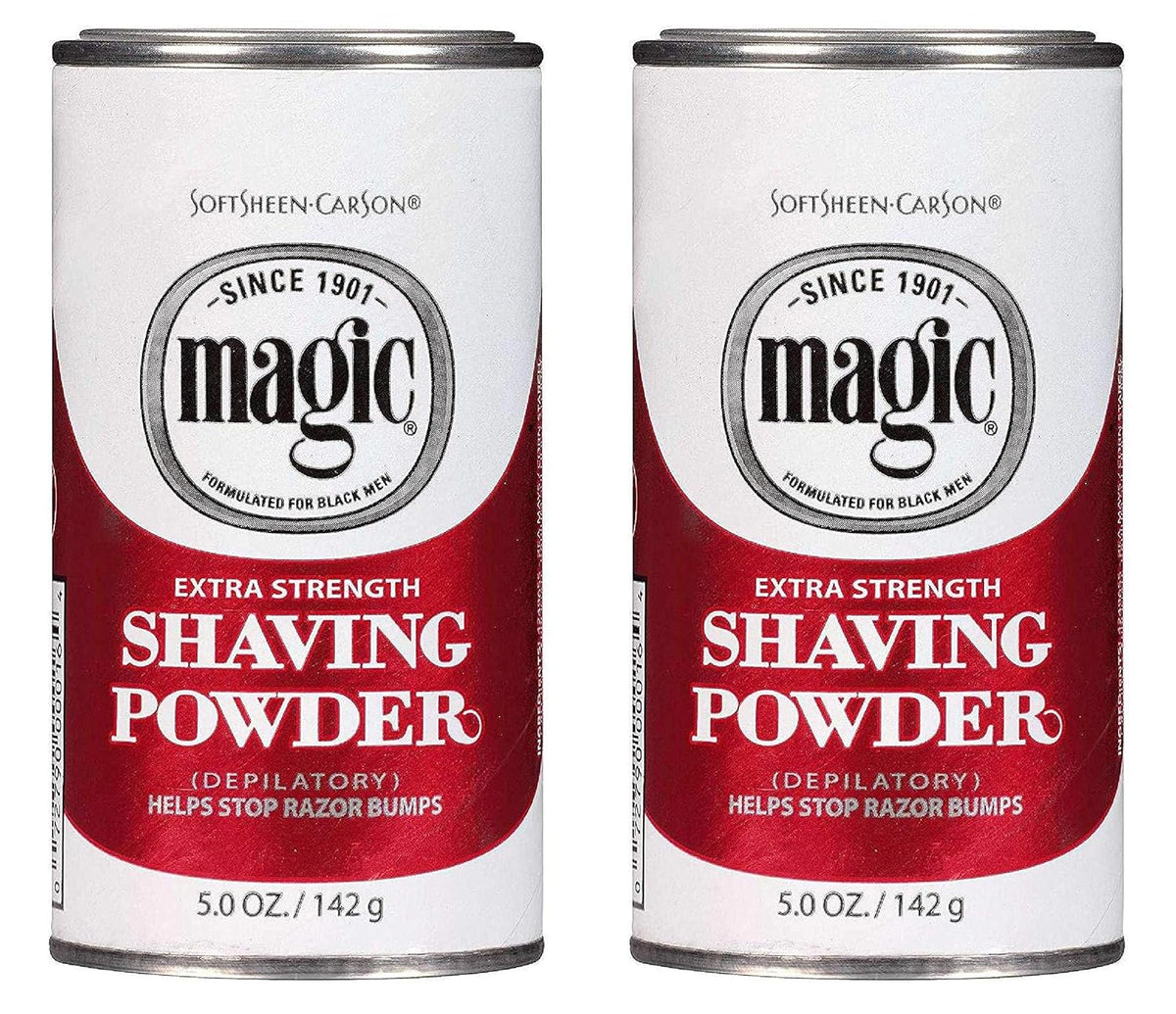 Magic Shaving Powder Red 5 Ounce Extra-Strength (145ml) (2 Pack)