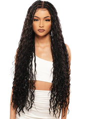 360 HD FULL LACE WIG BOHO BOX 34 Inch GLUELESS Ready To Go