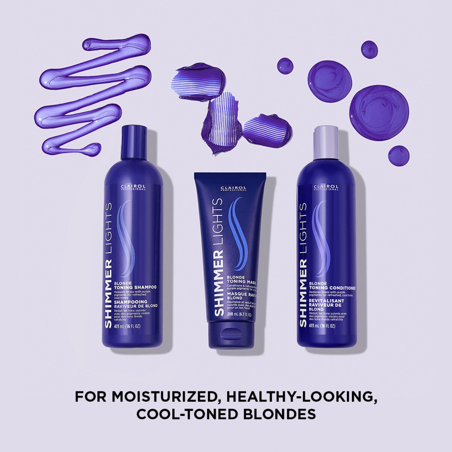 Shimmer Lights Conditioning Purple Shampoo for Blonde & Silver