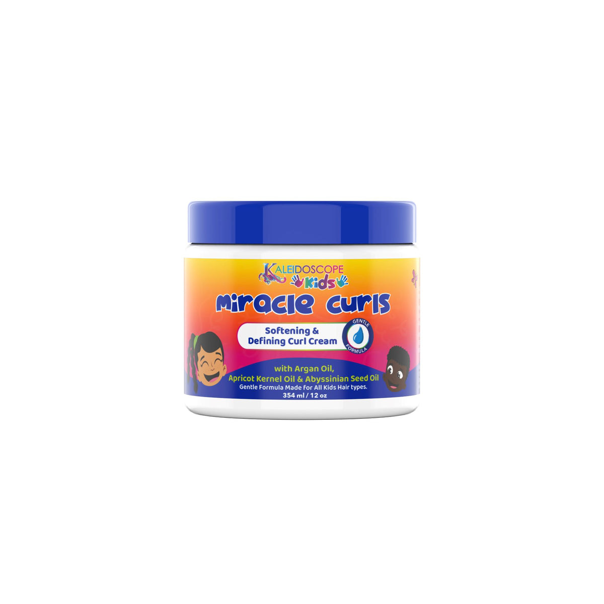 Kaleidoscope Kids Miracle Curls Cream12oz, Curl Enhansing, All Hair Types