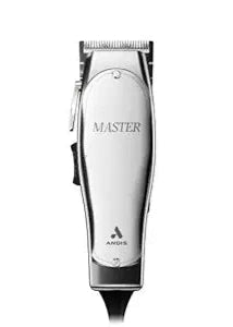 Andis Master  Adjustable Blade Hair Trimmer, Carbon Steel T-Blade - Silver