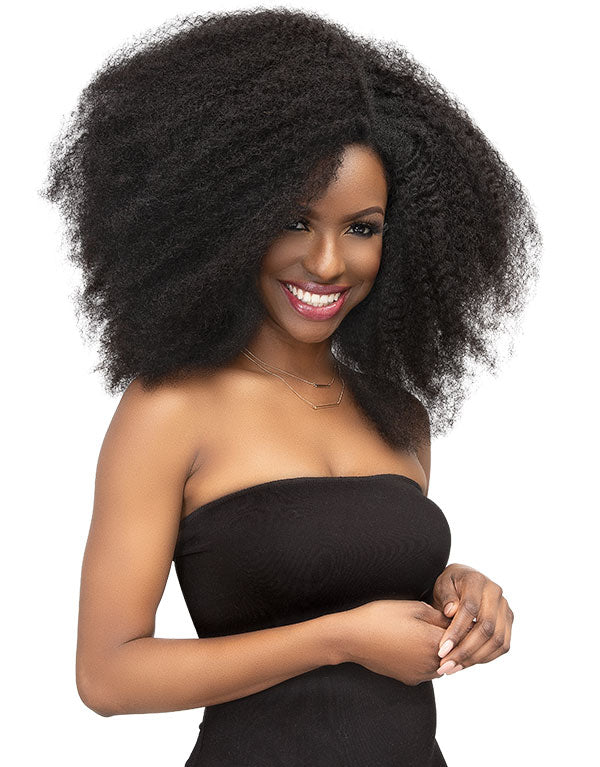 Afro Kinky Clip Ins 100% Human Hair 18" Best Seller For Natural Look