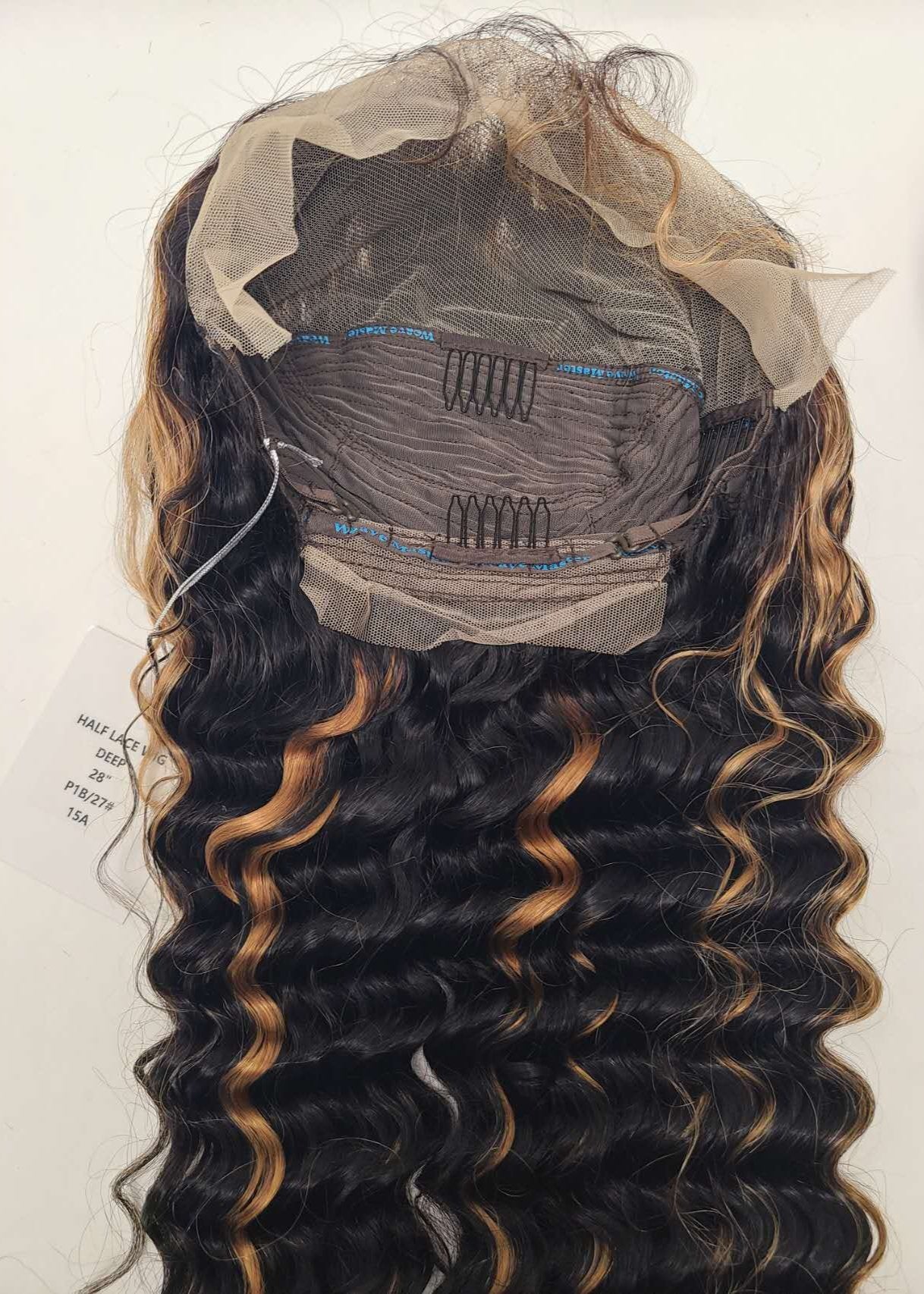 HIGHLIGHT "F1B/27"  15A grade Wig (100% Virgin Human Hair)