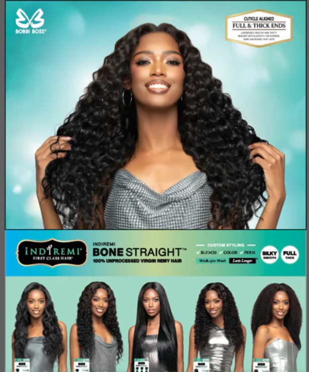 INDIREMI LOOSE DEEP 100% REMY HUMAN HAIR Bobbi Boss