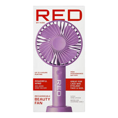 Rechargeable Beauty Fan Red by Kiss