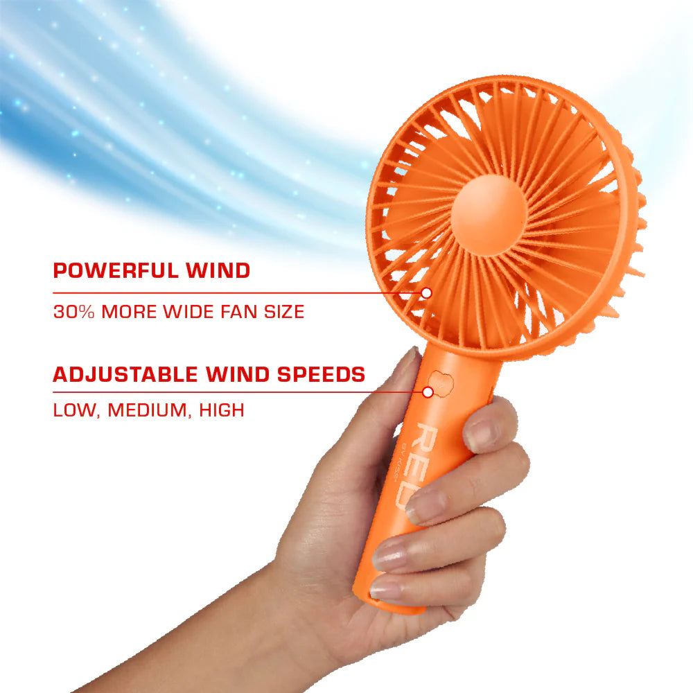 Rechargeable Beauty Fan Red by Kiss