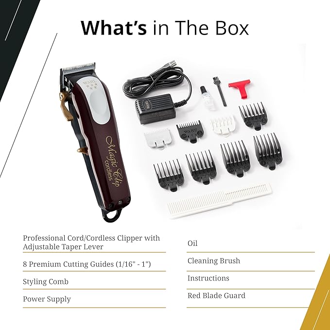 Wahl Professional 5 Star Series Cord/Cordless Magic Clip