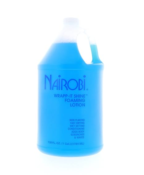 Nairobi Wrapp-It Shine Foaming Lotion 128 Ounce Hairstylists Size