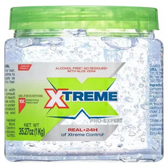 Xtreme Hair Styling Gel, 35.27 Oz Jumbo Clear Jar