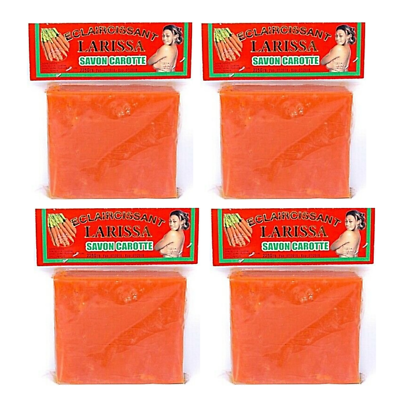 Larissa Carrot Soap 225g (Pack of 4 )