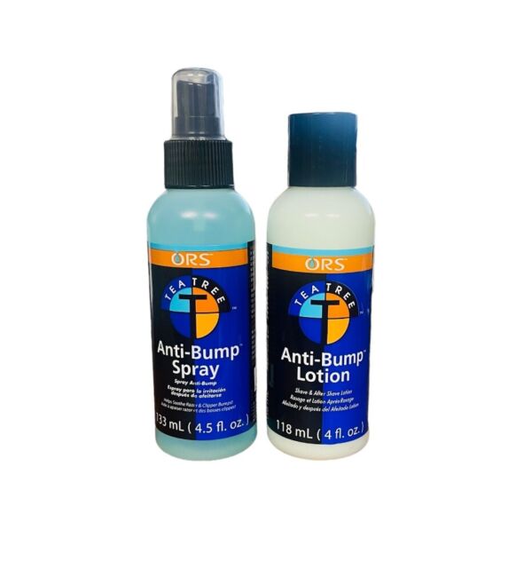 ORS Tea Tree Oil Anti-Bump Spray & Lotion SET (2 Packs)