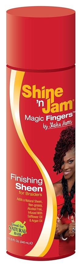 Shine-N-Jam Magic Fingers Finishing Sheen For Braiders